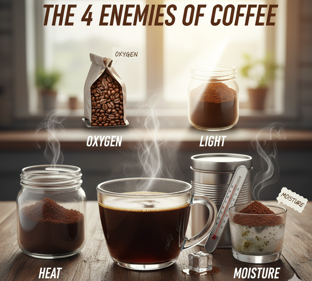 What Are the 4 Enemies of Coffee