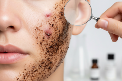 does coffee remove acne scars