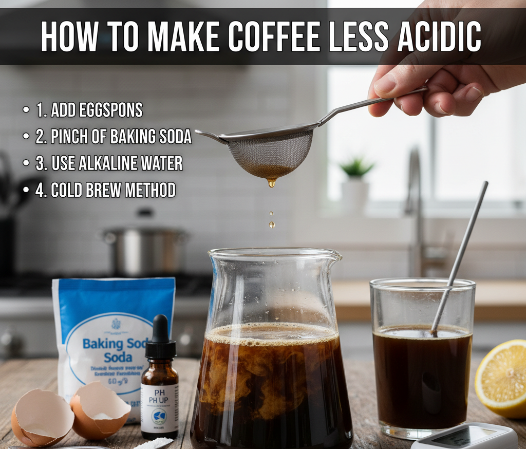 How to Make Coffee Less Acidic